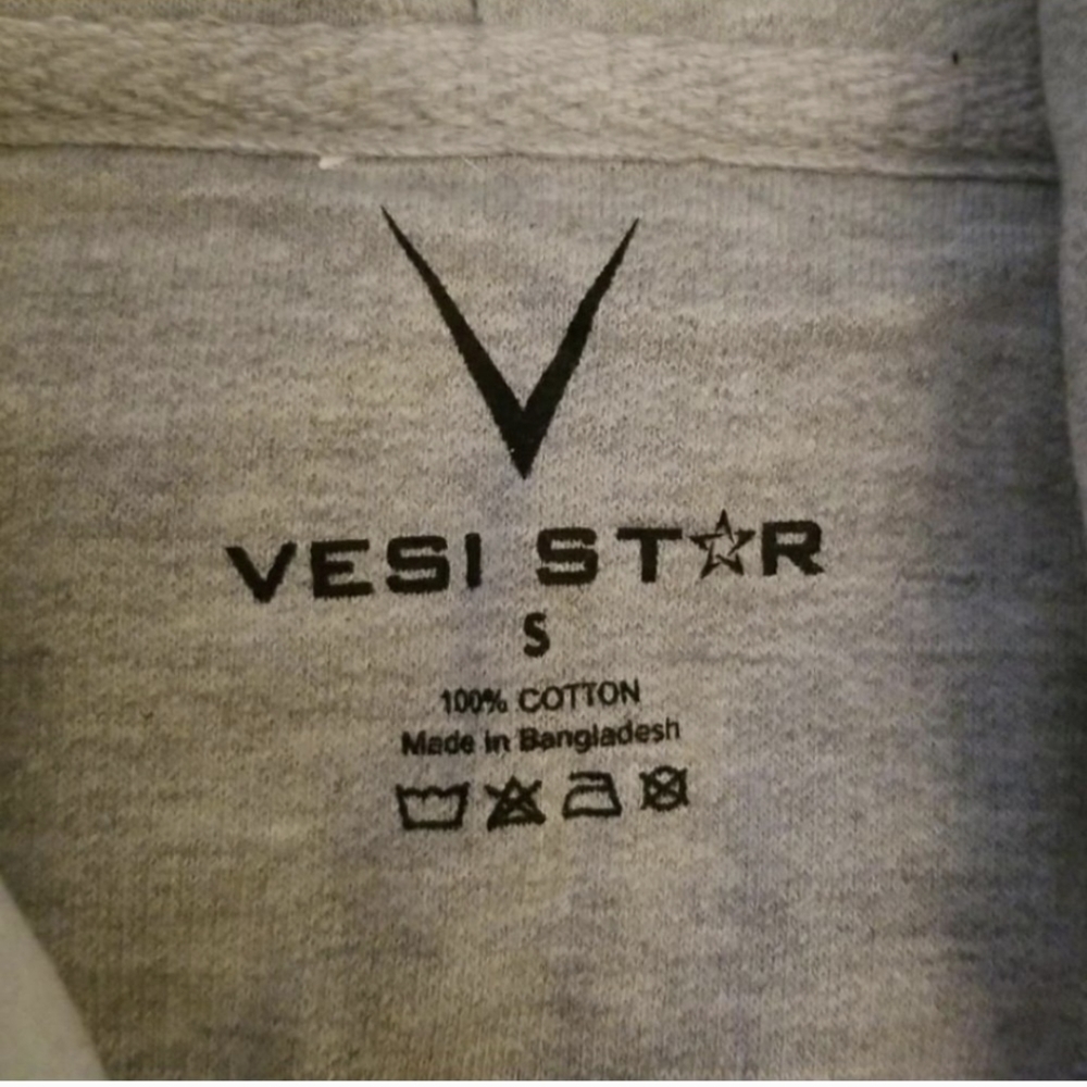 Cotton Hoodie, Zipper, Front Pockets heavy fleece lined - Picture 5 of 6